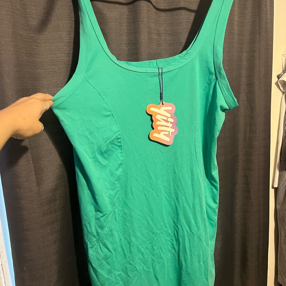 Yitty, 3x, Thicc mint Body Butter Tank Dress - Picture 3 of 4